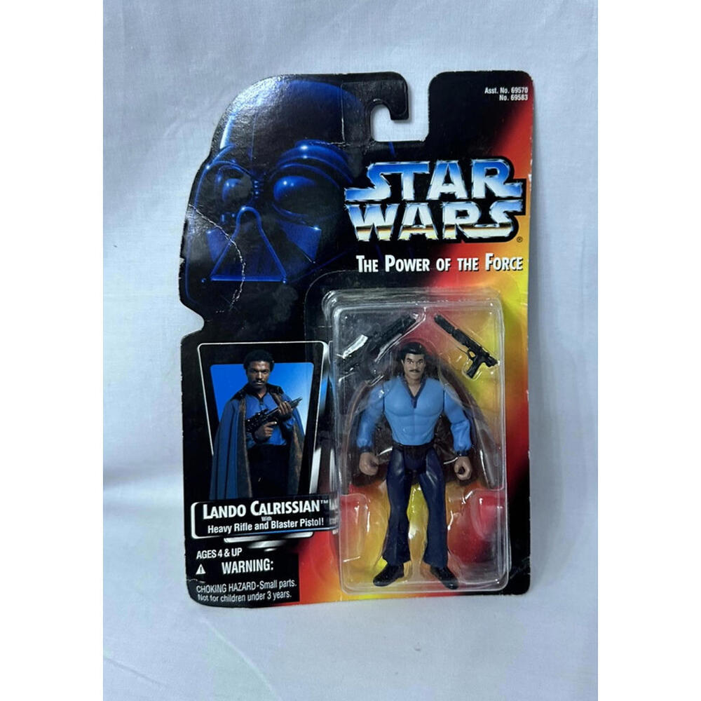 Kenner Star Wars The Power Of The Force Lando Calrissian Action Figure New 1995